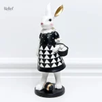 Décoration en forme de lapin, idéale pour un bureau