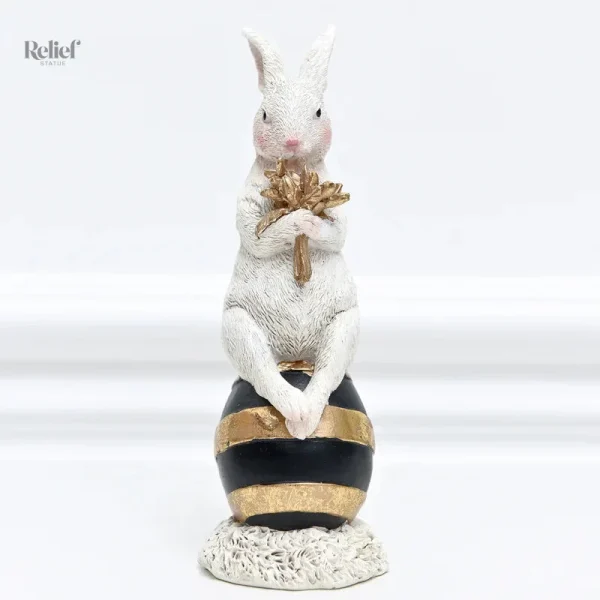 Lapin en miniature, pièce artistique délicate