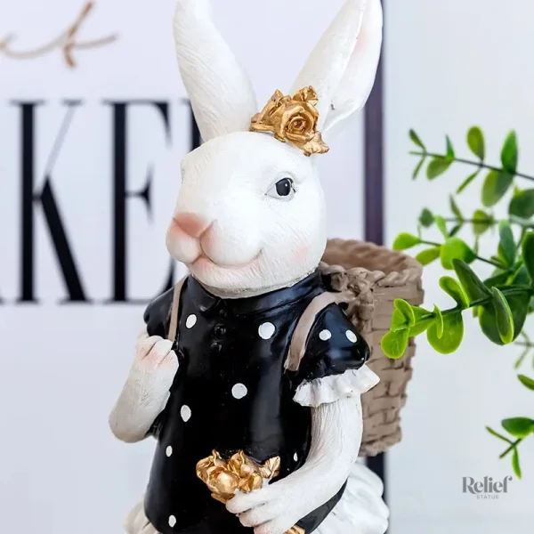 Statue de petit lapin, parfait pour une idée cadeau
