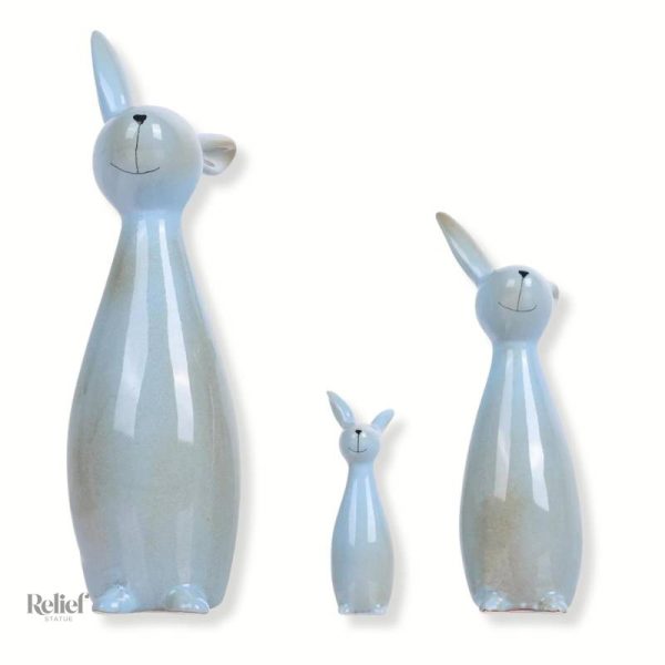 figurine-lapin-deco-1 Figurine décorative en forme de lapin, petite statue élégante