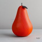 Sculpture artistique contemporaine en forme de fruits