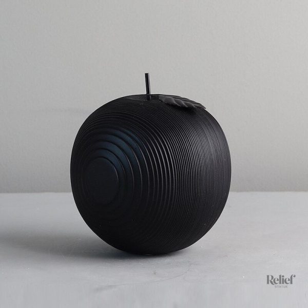 Sculpture moderne en résine avec design fruité