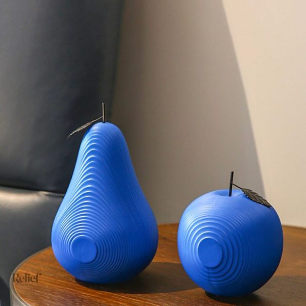 Fruits en résine, pièce décorative contemporaine