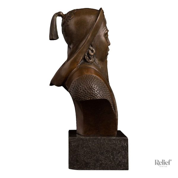 Figurine en bronze 21 cm, Genghis Khan
