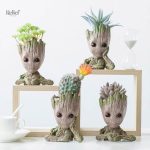 Groot pot de fleur : sculpture artistique pour espace moderne
