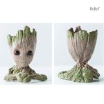 Sculpture décorative Groot : pot de fleur original et contemporain