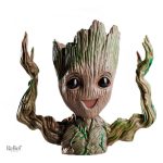 Art actuel : sculpture tronc d'arbre, pièce unique pour décoration