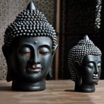 Statue Bouddha zen pour décoration intérieure moderne