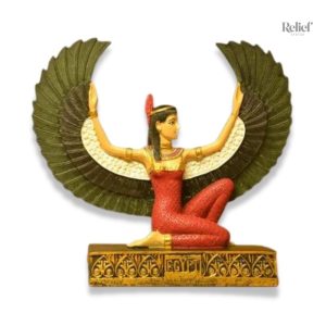 Statue d'Isis avec ailes déployées, 12 cm, décoration Égyptienne