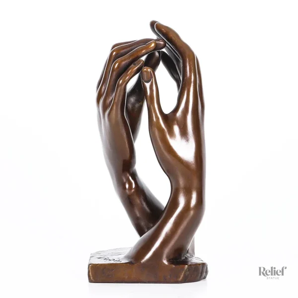 Reproduction de sculpture Rodin, 21 cm, bronze