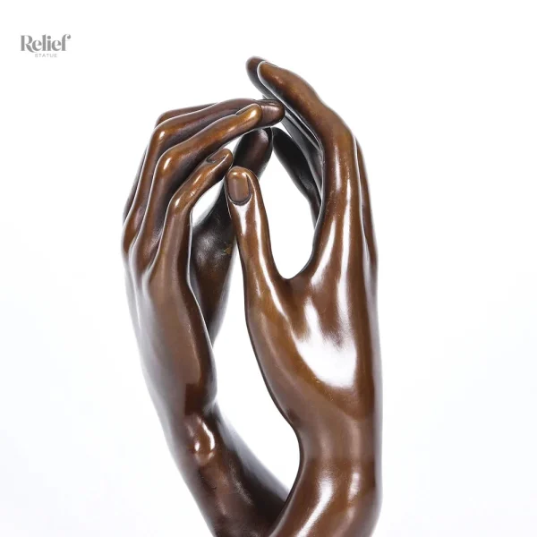 Statue en bronze véritable, La Cathédrale, 21 cm