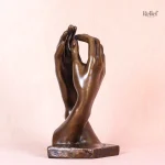 Élégante statue de bronze 21 cm, La Cathédrale