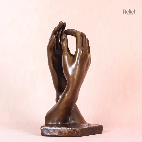 Élégante statue de bronze 21 cm, La Cathédrale