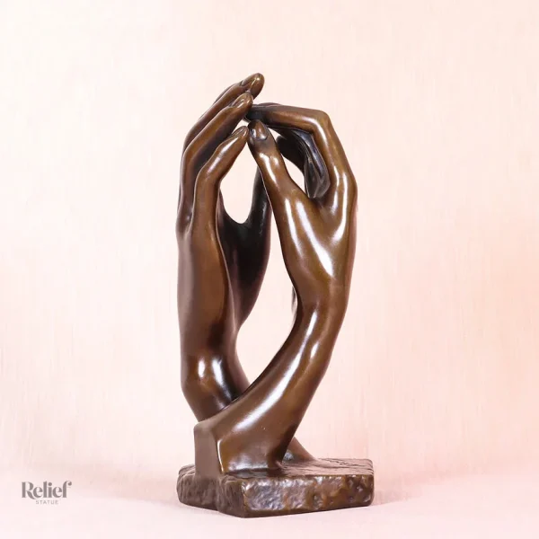 Statue d'art en bronze, 21 cm, Rodin
