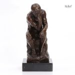 Sculpture en bronze véritable de Rodin, 24 cm de hauteur