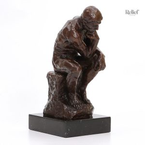 Statue artistique le Penseur, reproduction en bronze