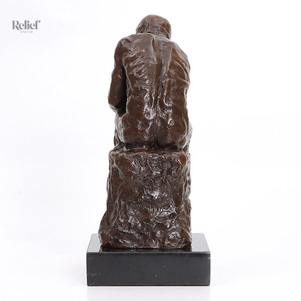 Penseur de Rodin en bronze, 24 cm, objet décoratif