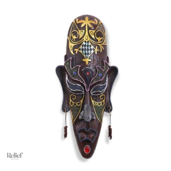 masque-africain-1 Masque Africain traditionnel en bois sculpté