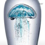 Élégante sculpture en verre inspirée de la méduse