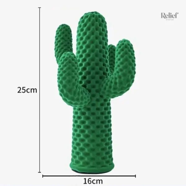 Cactus moderne beige, 25 cm, décoration intérieure
