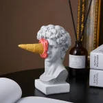 Statue 16 cm de David, style moderne et grec