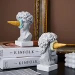 Reproduction du buste de David, 16 cm