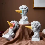 David moderne en buste, taille 16 cm, décoration