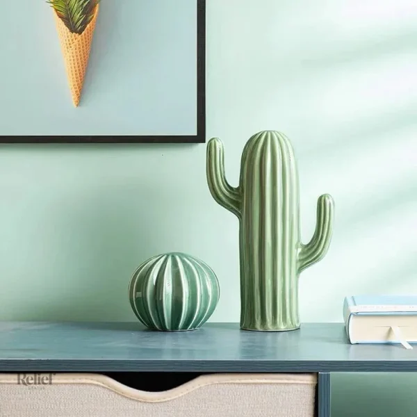 Objets déco cactus en céramique pour votre intérieur