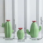 Petits cactus déco : 6 cm, 10 cm, 13 cm, couleurs vives