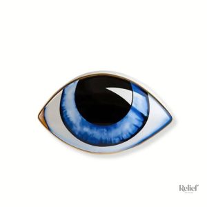 Oeil Décoration 11 cm en sculpture contemporaine