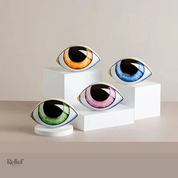 Oeil Décoration 11 cm, accent contemporain pour la maison