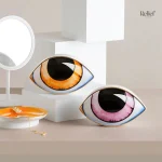Sculpture contemporaine Oeil, 11 cm d'élégance artisanale