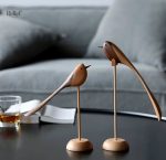 Oiseau design scandinave, pièce artistique 31 cm