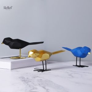 Oiseau en statue pour décoration de jardin