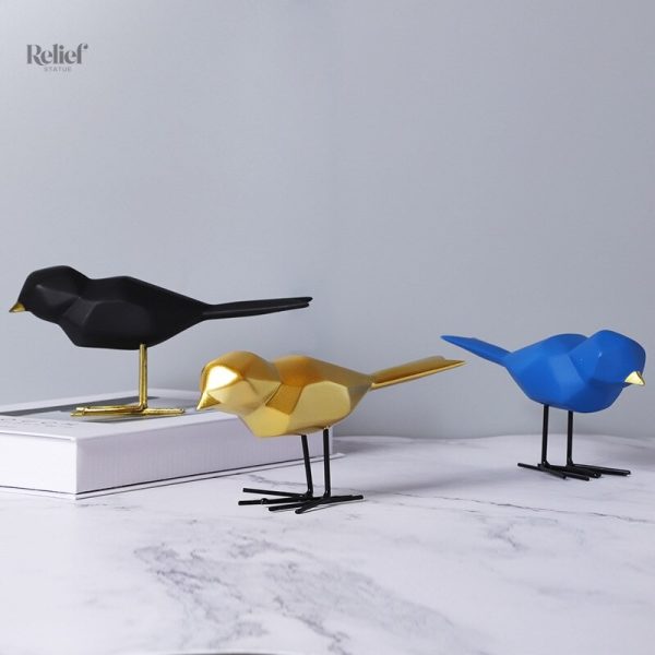 Oiseau en statue pour décoration de jardin