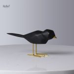 Statue décorative d'oiseau en extérieur