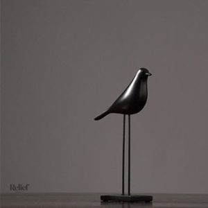 Décoration moderne : Statue Oiseau en résine