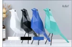 Oiseau en résine, artisanat origami en décoration