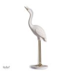 Statue Oiseau Échasseur 28 cm en décoration intérieure