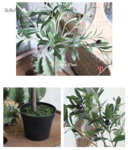 Plante artificielle Olivier 90 cm pour intérieur