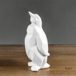 Art décoratif en forme de pingouin origami