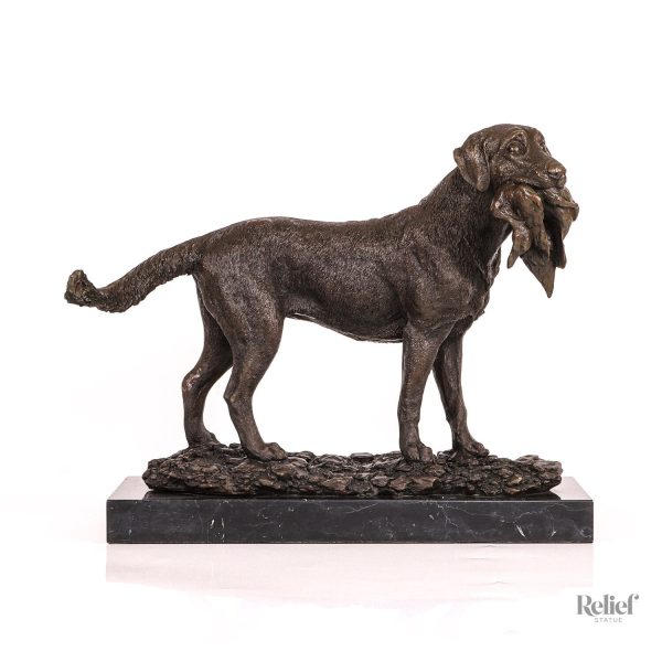 Sculpture en bronze, 30 cm, thème animalier par PJ Mène