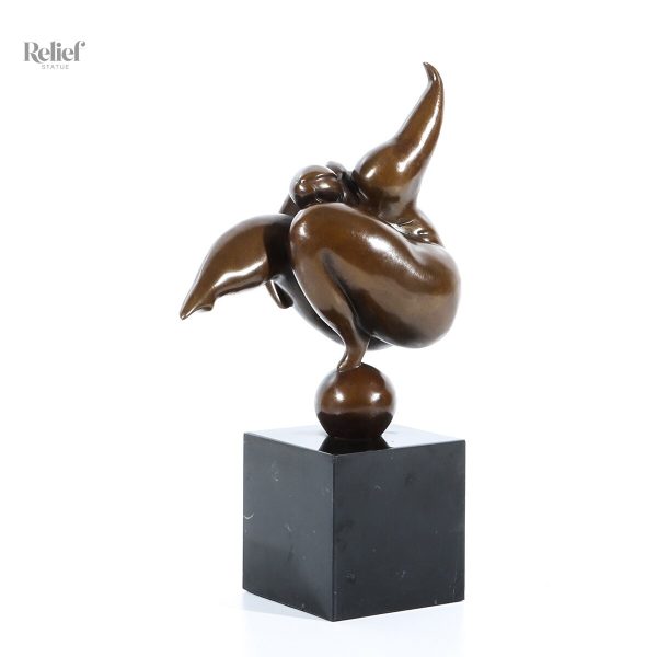 Réplique en bronze d'une sculpture de Botero, 27 cm