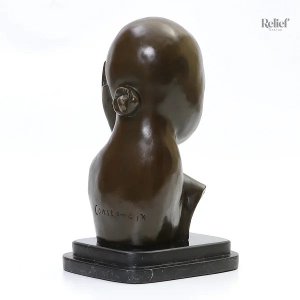 Reproduction Brancusi en bronze, sculpture Mlle Pogany I