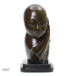 Bronze véritable, Mlle Pogany I, statue artistique élégante