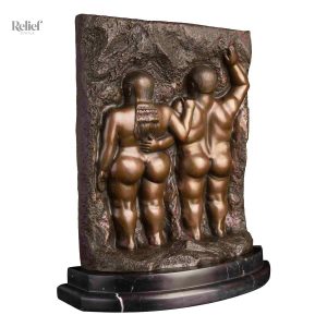 Reproduction en bronze d'une célèbre sculpture de Botero
