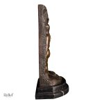 Sculpture élégante en bronze véritable de 28 cm