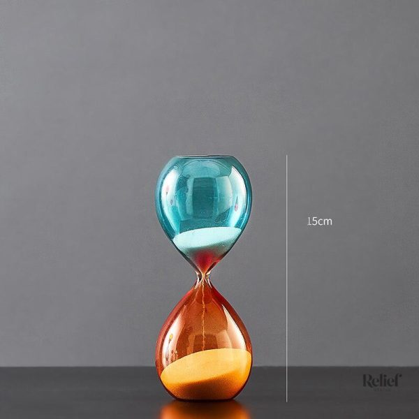 Sablier en sculpture, design artistique contemporain