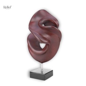 Sculpture Abstraite Galaxie 39 cm en design moderne