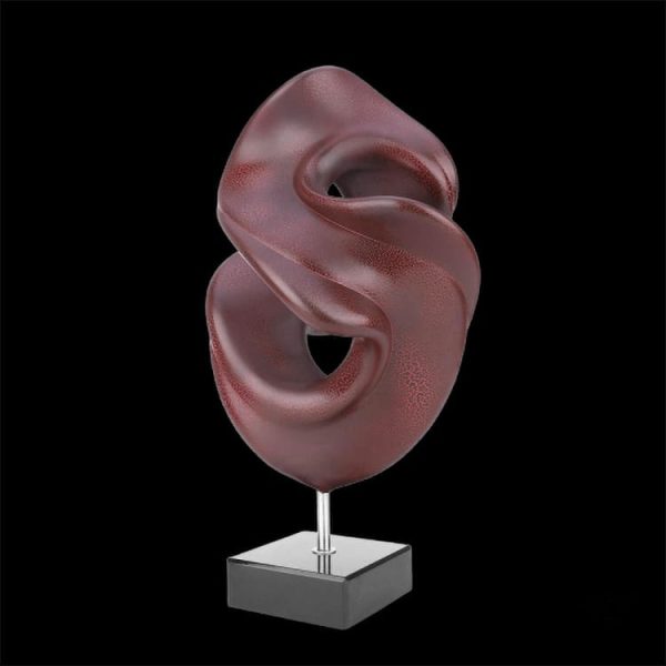 Sculpture originale en design abstrait de 39 cm
